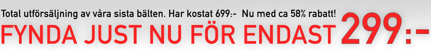 Fynda bälten 299kr