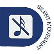 karlsson alarmklocka silent movement logo