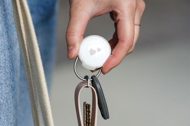 Orbitkey slim case for AirTag - Keyholder Dusty Pink