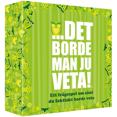 Det borde man ju veta - kortspel Kylskåpspoesi