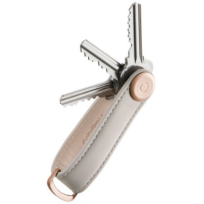 Orbitkey 2.0 Leather Rose Gold Stone Grey
