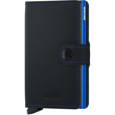 Secrid Miniwallet Matte Black Blue