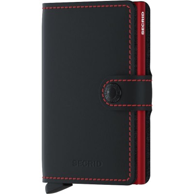 Secrid Miniwallet Matte Black Red