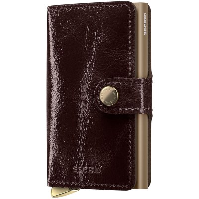 Secrid Miniwallet Premium Naplak Mahogny plus