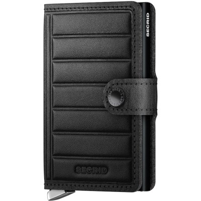 Secrid Premium Miniwallet Emboss Lines Black