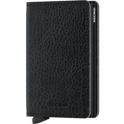 Secrid Slimwallet Veg Black outside, brown inside