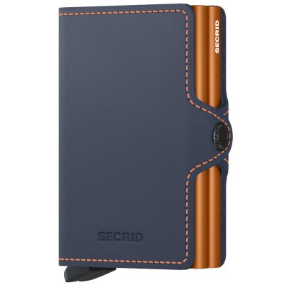 Secrid Twinwallet Matte Nightblue Orange