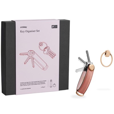 Orbitkey Organiser Bundle Cotton Candy and Rose Gold Ring V2