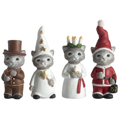 Luciatåg katter Annica Hovbom för Nääsgränsgården