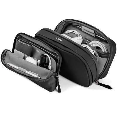 Orbitkey 2-in-1 Tech Pouch Nesessär Black - Dubbla necessärer