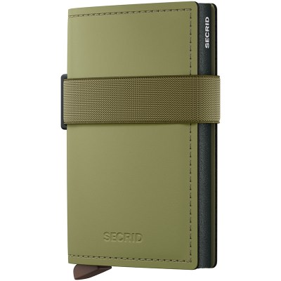 SECRID Bandwallet Matte Leather Leaf Khaki