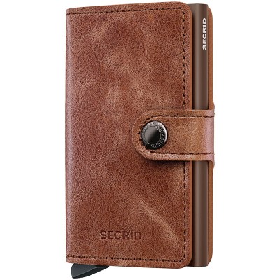 SECRID Miniwallet Vintage Cognac Brown