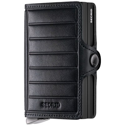 SECRID Premium Twinwallet Emboss Lines Black plus
