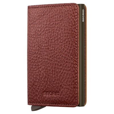 Secrid Slimwallet Veg Tan Tuscan with Cedar Cardprotector