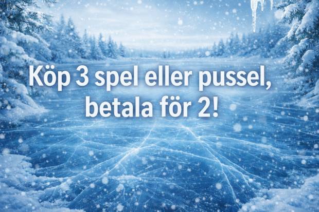 Köp 3 spel eller pussel och betala för 2!